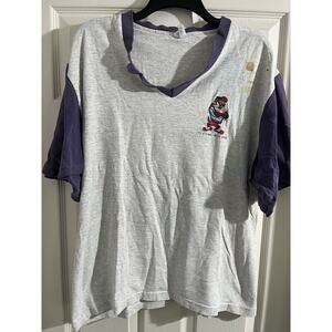 Vintage College Ware Tasmanian Devil 1995 Rare Taz Looney Tunes Shirt